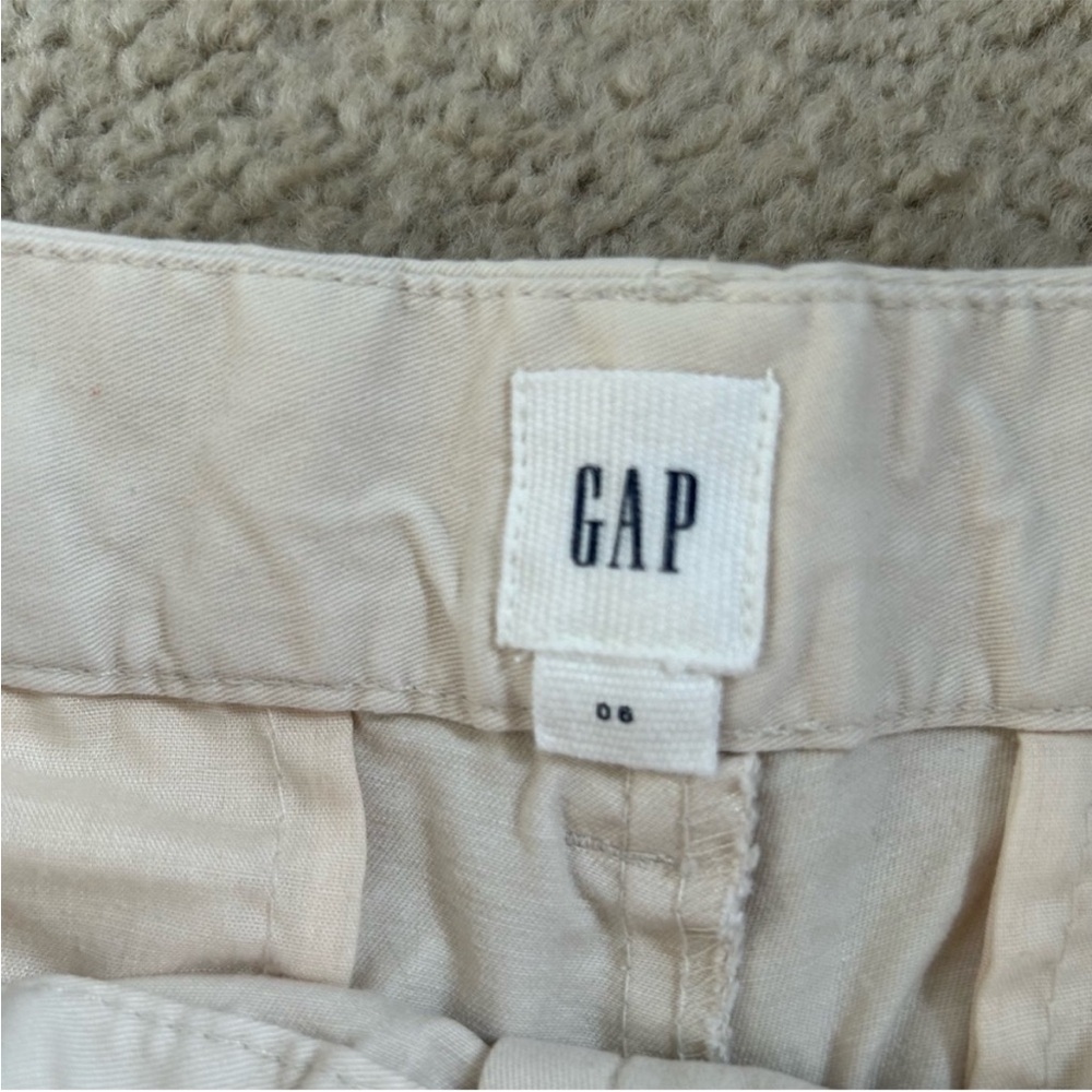 Gap 10 Inch Khaki Bermuda Shorts Women Size 6 Spring Summer Office Fall - Picture 6 of 7